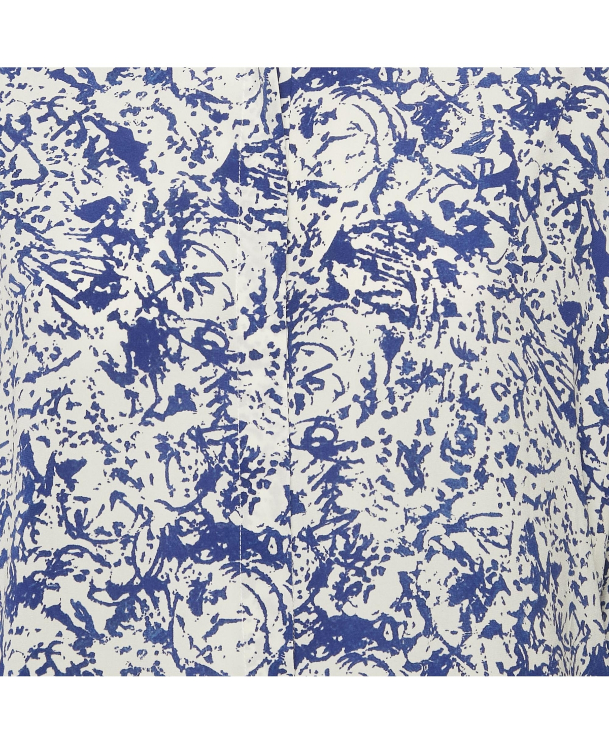 Pre-Owned Isabel Marant Women's White/blue Printed Silk Button Front Cade Top