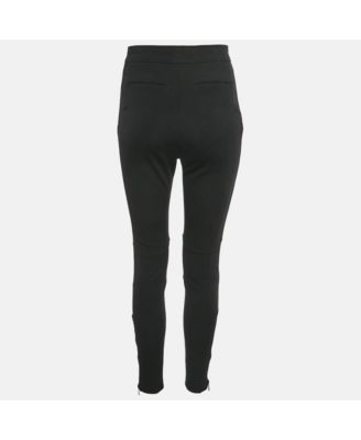 Women's Crepe Cut-Out Zipper Detail Trousers