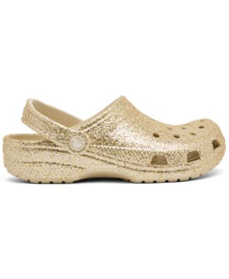 Little Girls Chunky Glitter Classic Clogs from Finish Line
