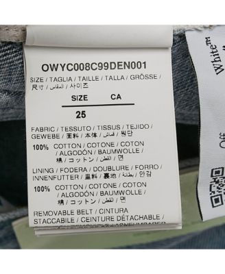 Women's Blue Denim Raw Edge Shorts