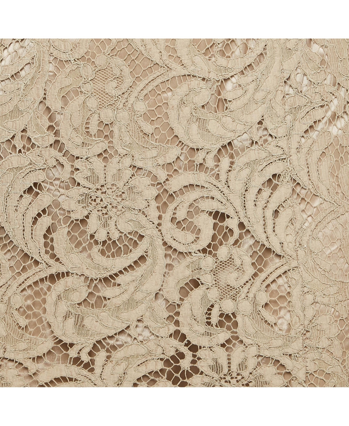 Pre-Owned Burberry Women's Beige Lace Knee-Length Skirt