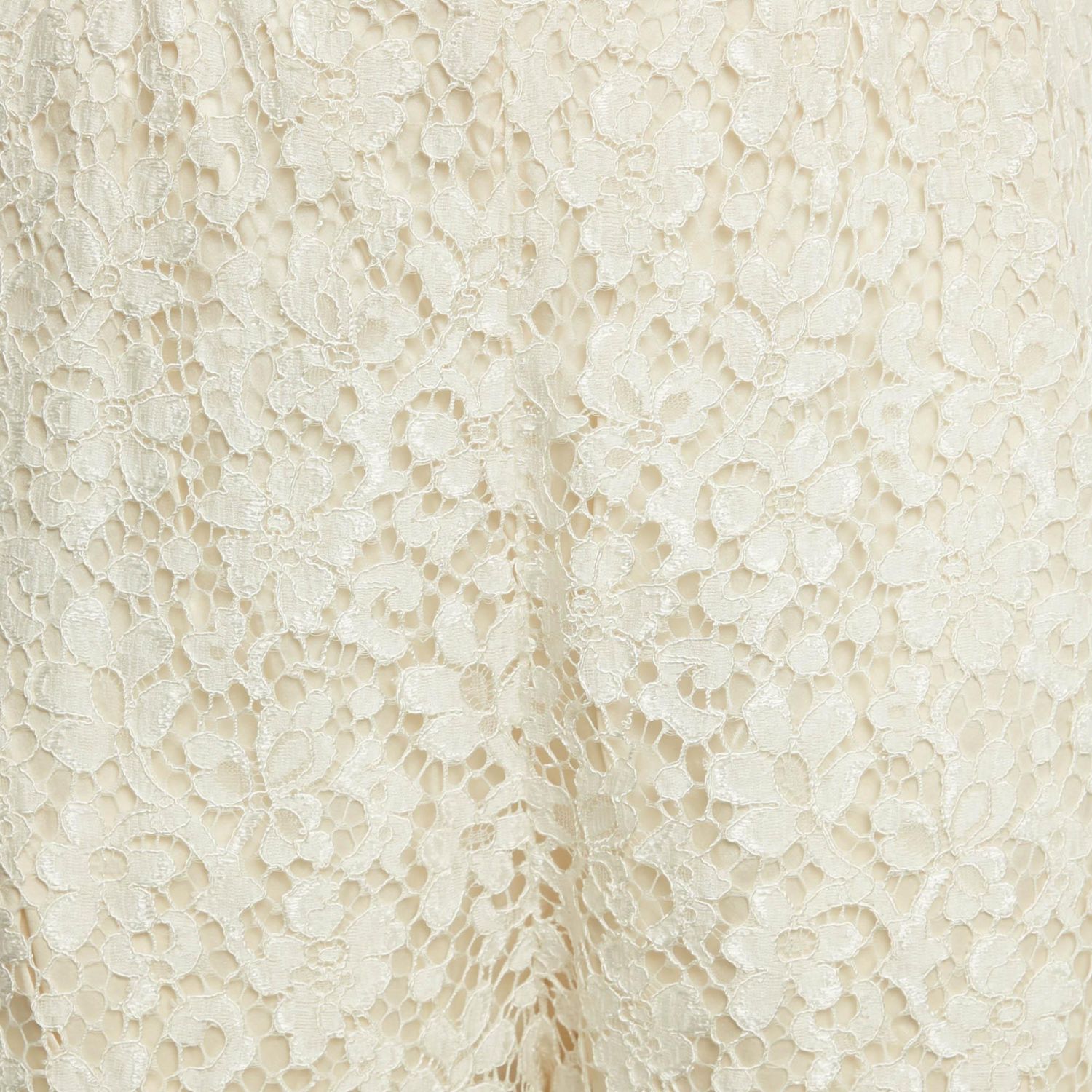 Women's White Lace Shorts