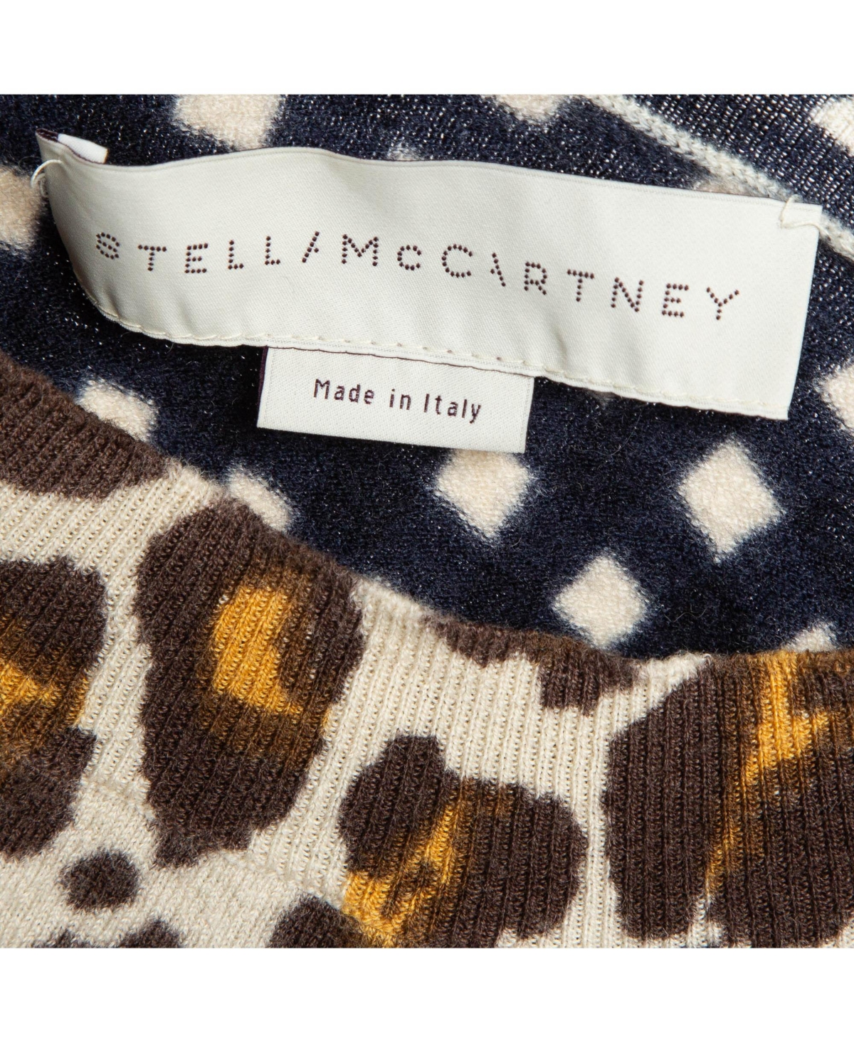 Pre-Owned Stella Mccartney Women's Multicolor Printed High Neck Knit Top