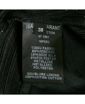 Women's Black Lurex Trousers