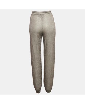 Women's Metallic/multicolor Lurex Knit Pants