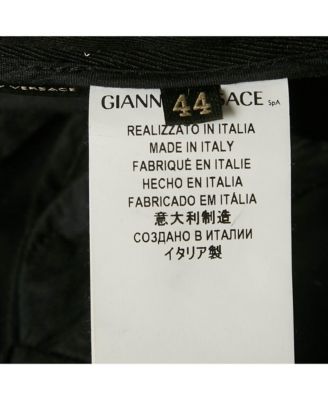 Women's Black Gabardine Belt Detail Trousers