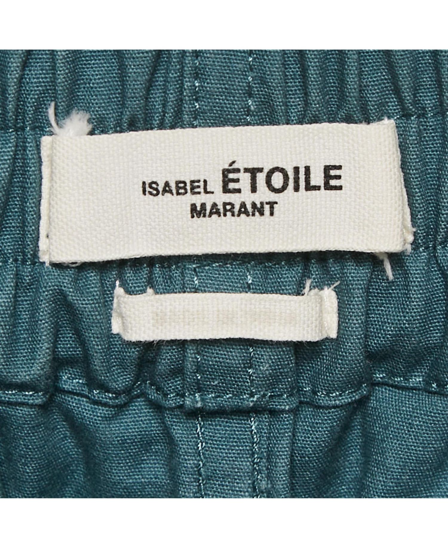 Women's Etoile Blue Cotton Nemes Elasticated Pants