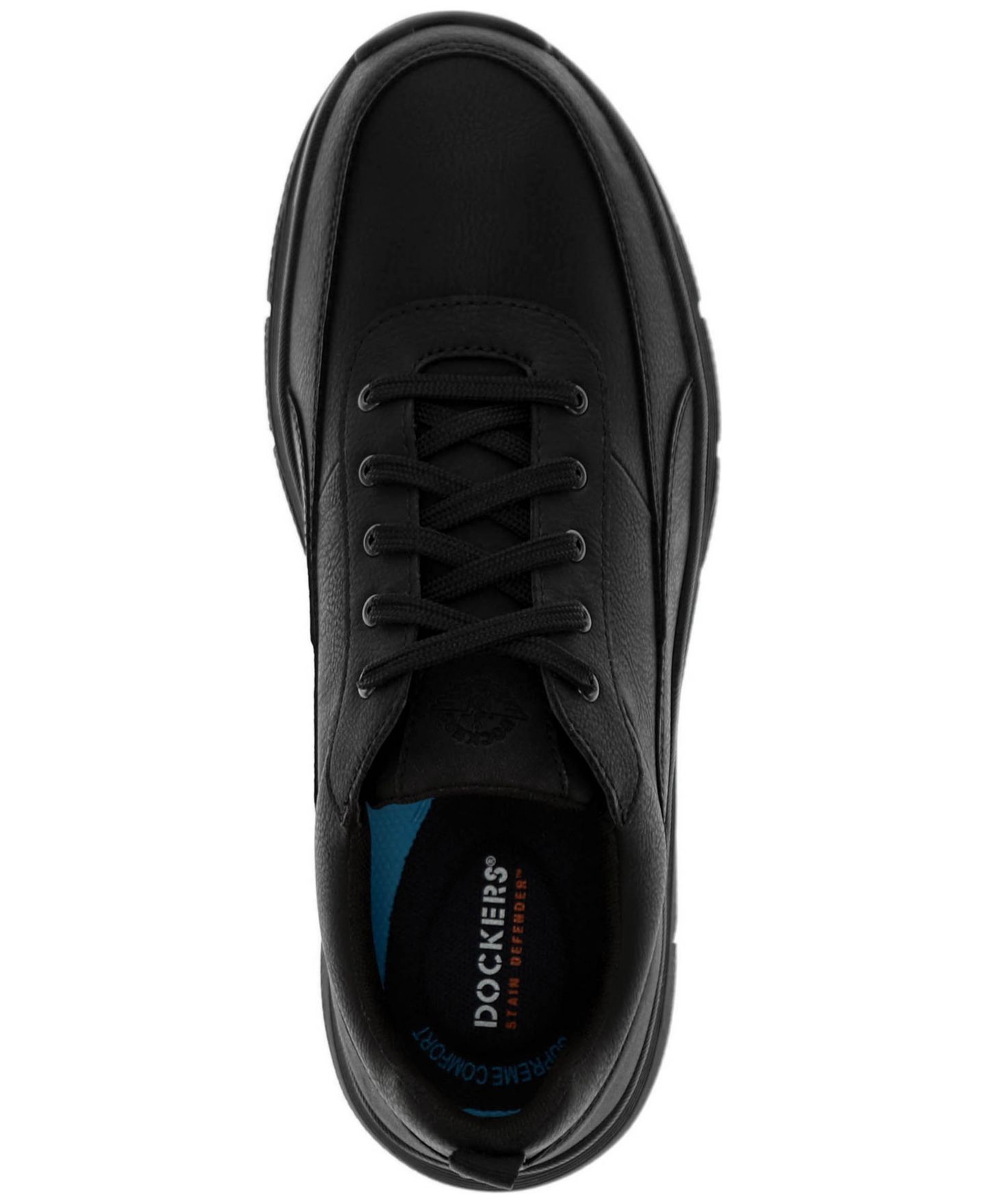 Мужские кроссовки Dockers Sanderson Slip-Resistant Lace-Up, цвет: Чёрный — фото 4