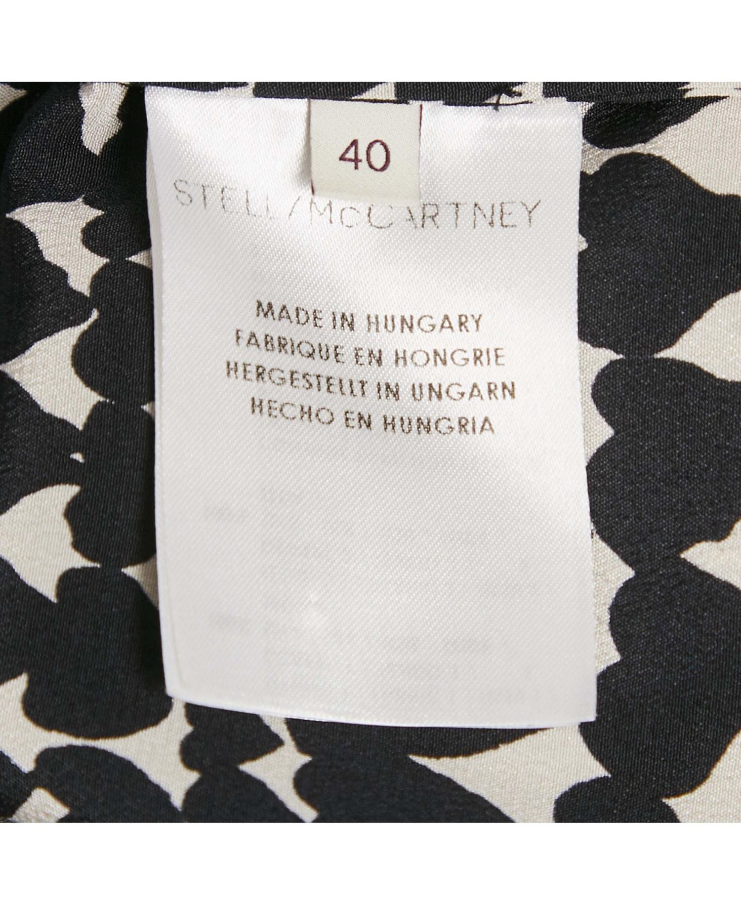 Women's Monochrome Heart Print Silk Full Sleeves Blouse
