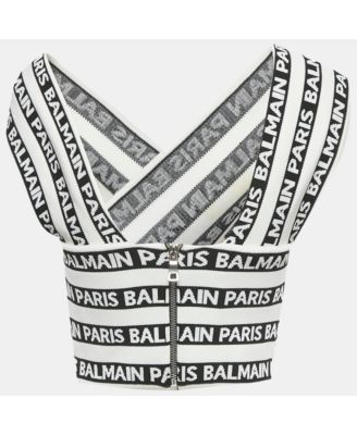 Women's Logo All Over Knit Crossover Banded Top