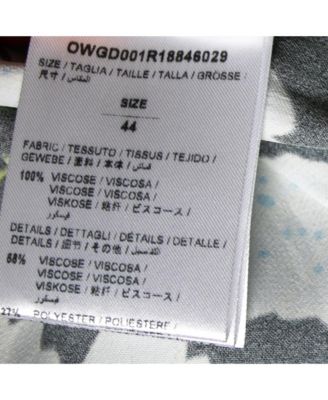 Women's Blue Floral Printed Satin Open Front Lightweight Coat