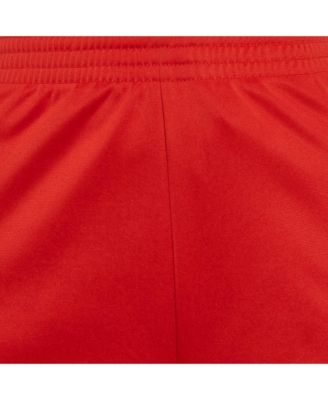 Women's Red Logo Print Jersey Trackpants