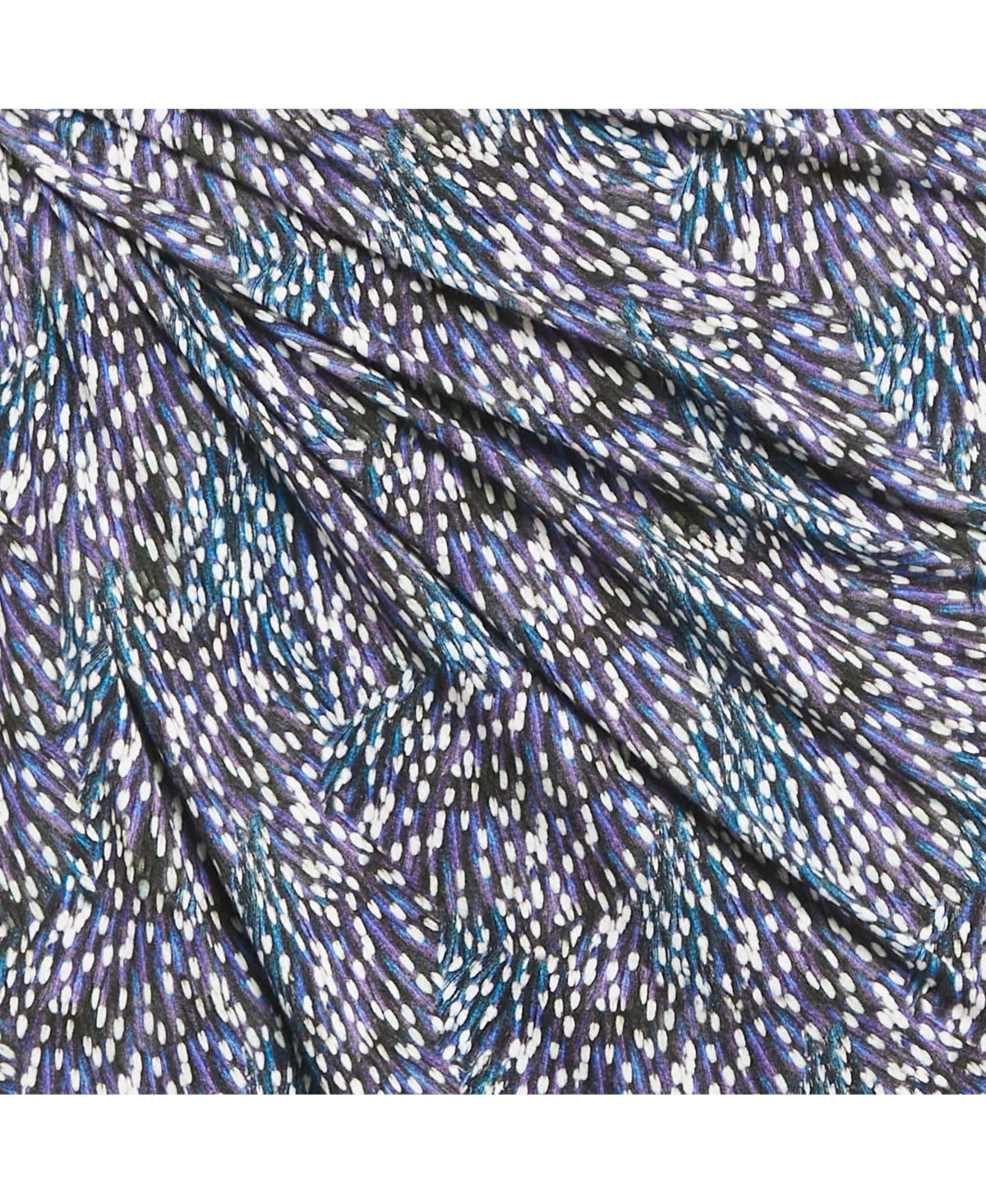 Pre-Owned Isabel Marant Women's Etoile Blue Jeldia Print Jersey Draped Midi Skirt