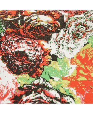 Women's Multicolor Jacquard Knit Sleeveless Top