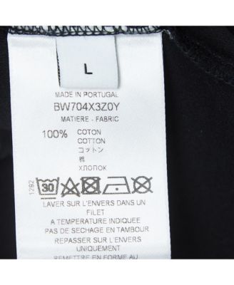 Women's Black Blurred Logo Print Half Sleeve T-Shirt