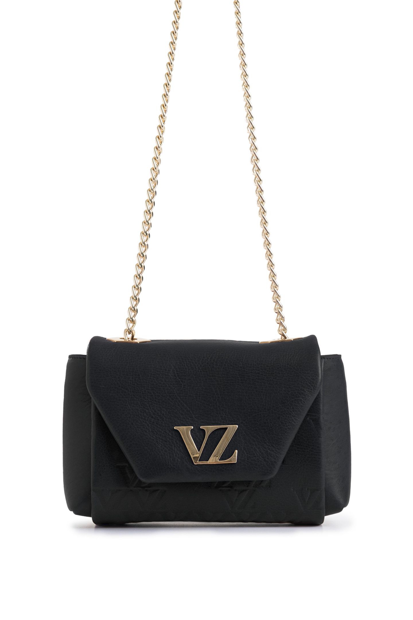 Женская сумка Velez Lili 3.0 Mini Leather Crossbody Bag With Chain, цвет: Чёрный — фото 1