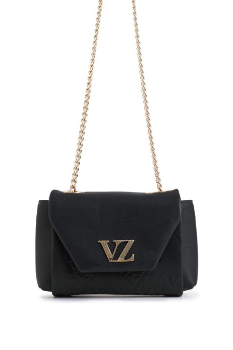 Женская сумка Velez Lili 3.0 Mini Leather Crossbody Bag With Chain, цвет: Чёрный