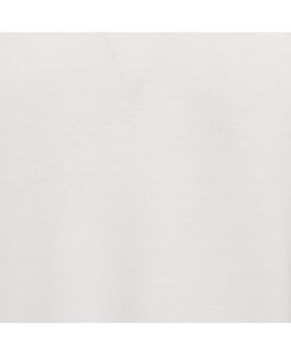 Men's White Jersey Crewneck T-Shirt