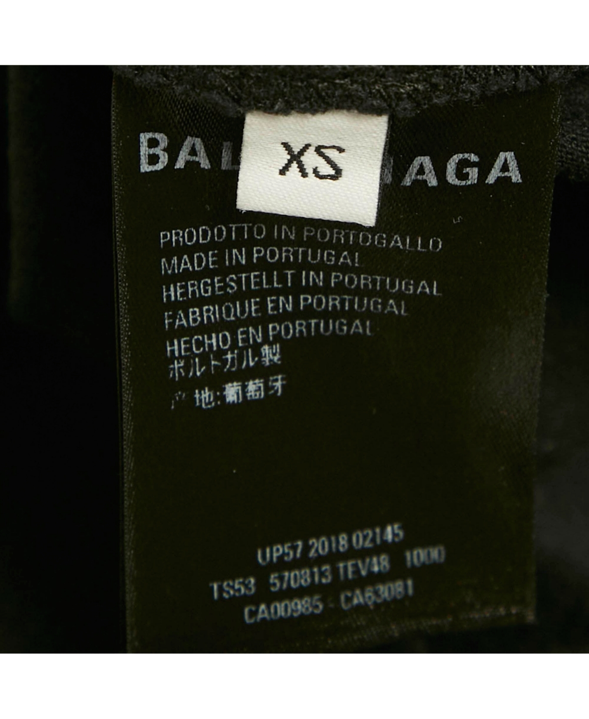 Pre-Owned Balenciaga Men's Black Logo Print Cotton T-Shirt