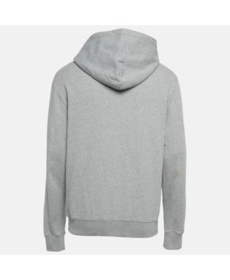 Women's Jeans Couture Grey Logo Applique Cotton Knit Sweatshirt