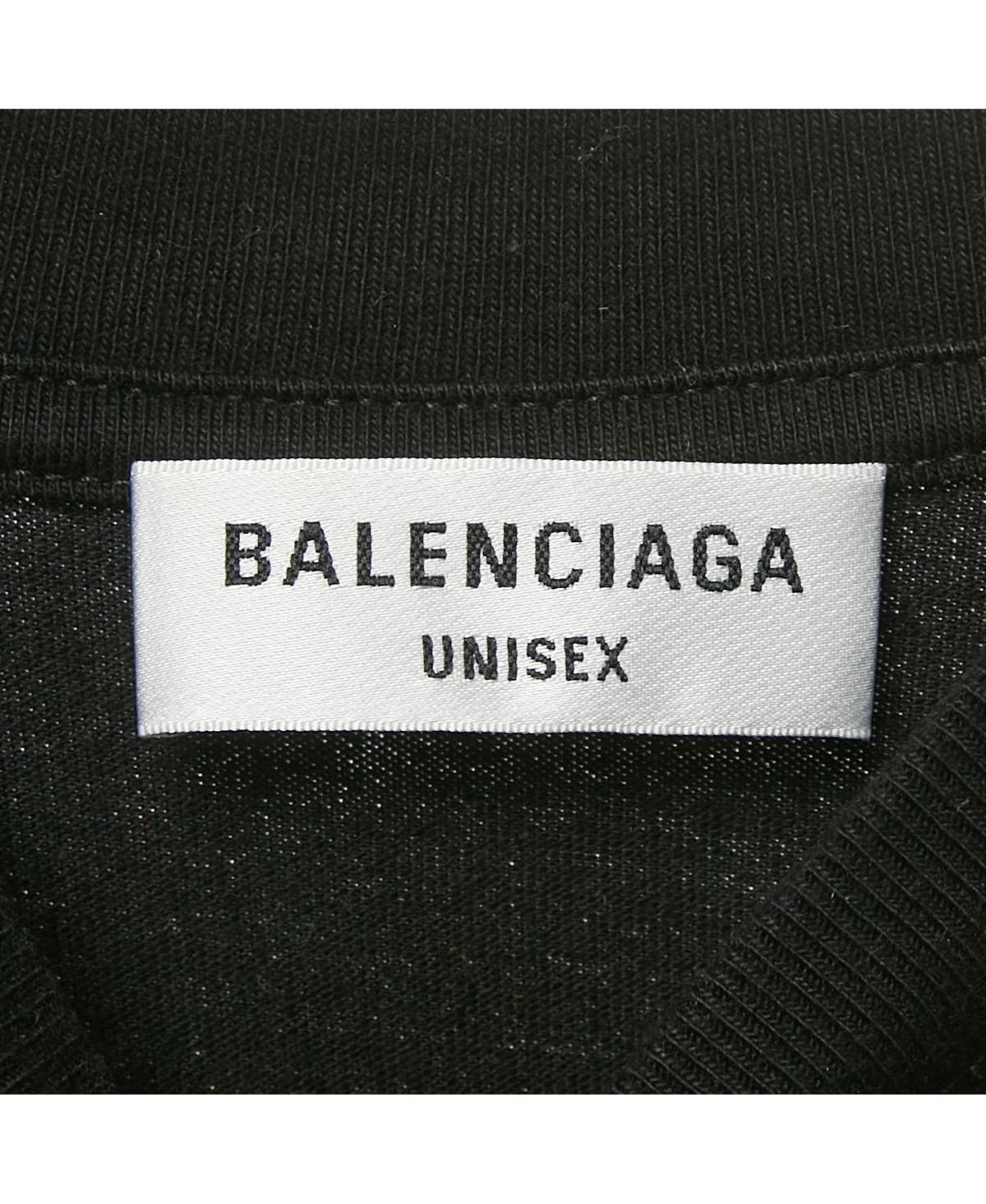 Pre-Owned Balenciaga Men's Black Wfp Print Jersey T-Shirt
