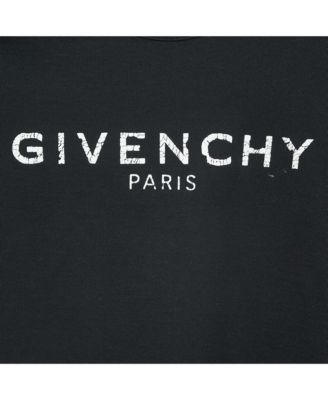 Women's Black Cracked Logo Print Cotton