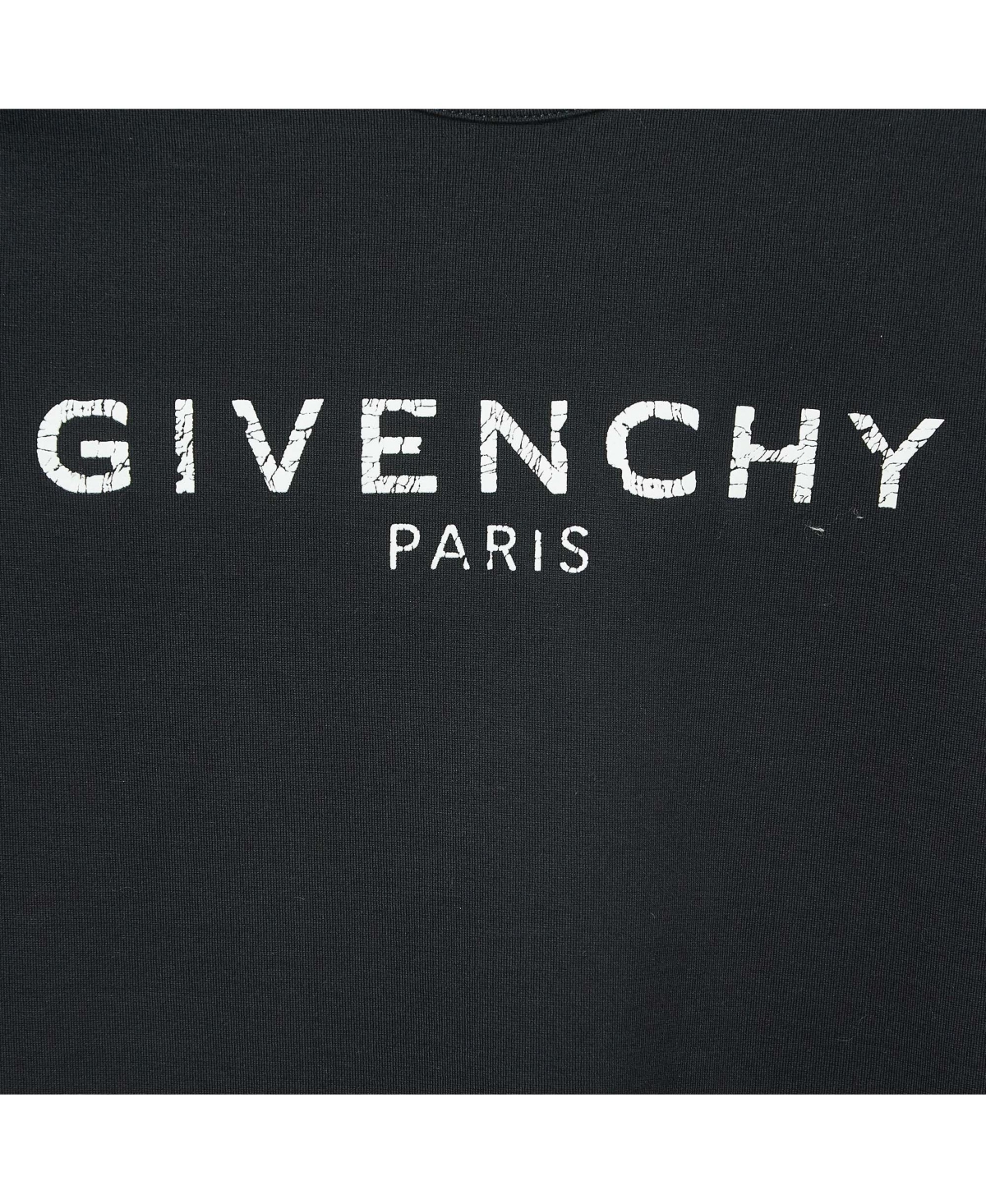 Pre-Owned Givenchy Women's Black Cracked Logo Print Cotton