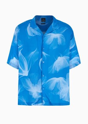 Men's Boxy-Fit Floral Graphic Shirt