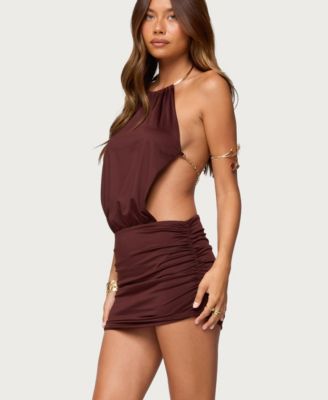 Women's Anira Chain Backless Mini Dress