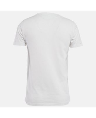 Men's White Cotton Crew Neck T-Shirt