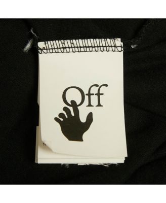 Men's Black Logo Embroidered Cotton Crewneck T-Shirt