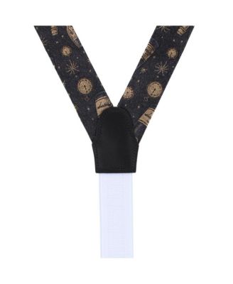 Men's Resolutions Countdown Novelty Silk Formal End Suspenders