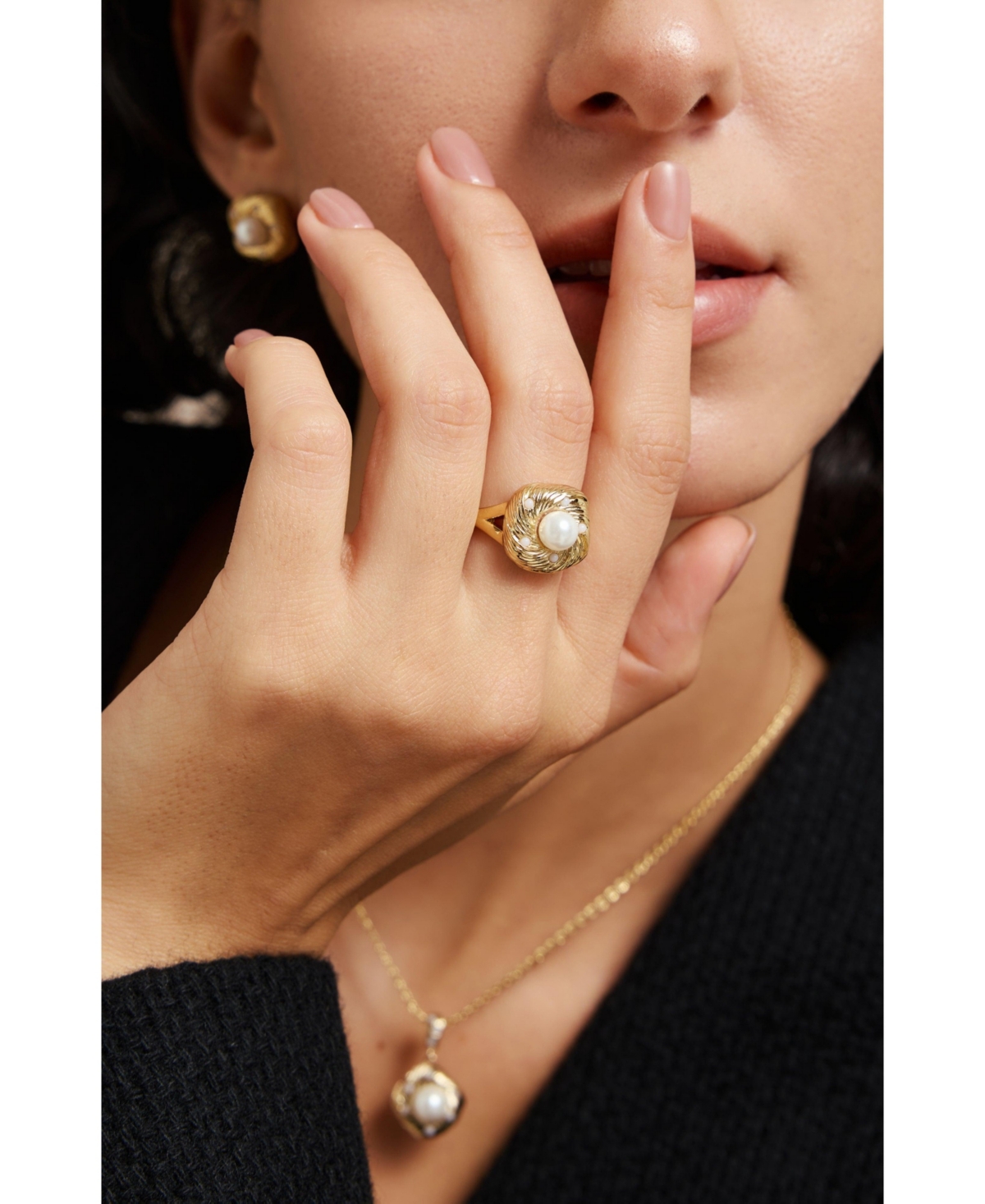 Retro Chic Canary Ring