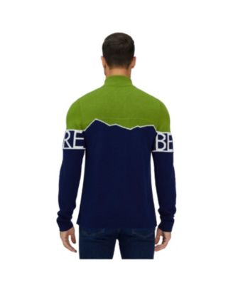 Men's Merino Super Fine Mountain Print Sweater