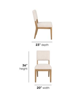 36" Fabric Knox Side Chair