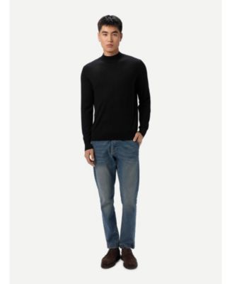 Men's Men Cashmere Silk High Neck Sweater