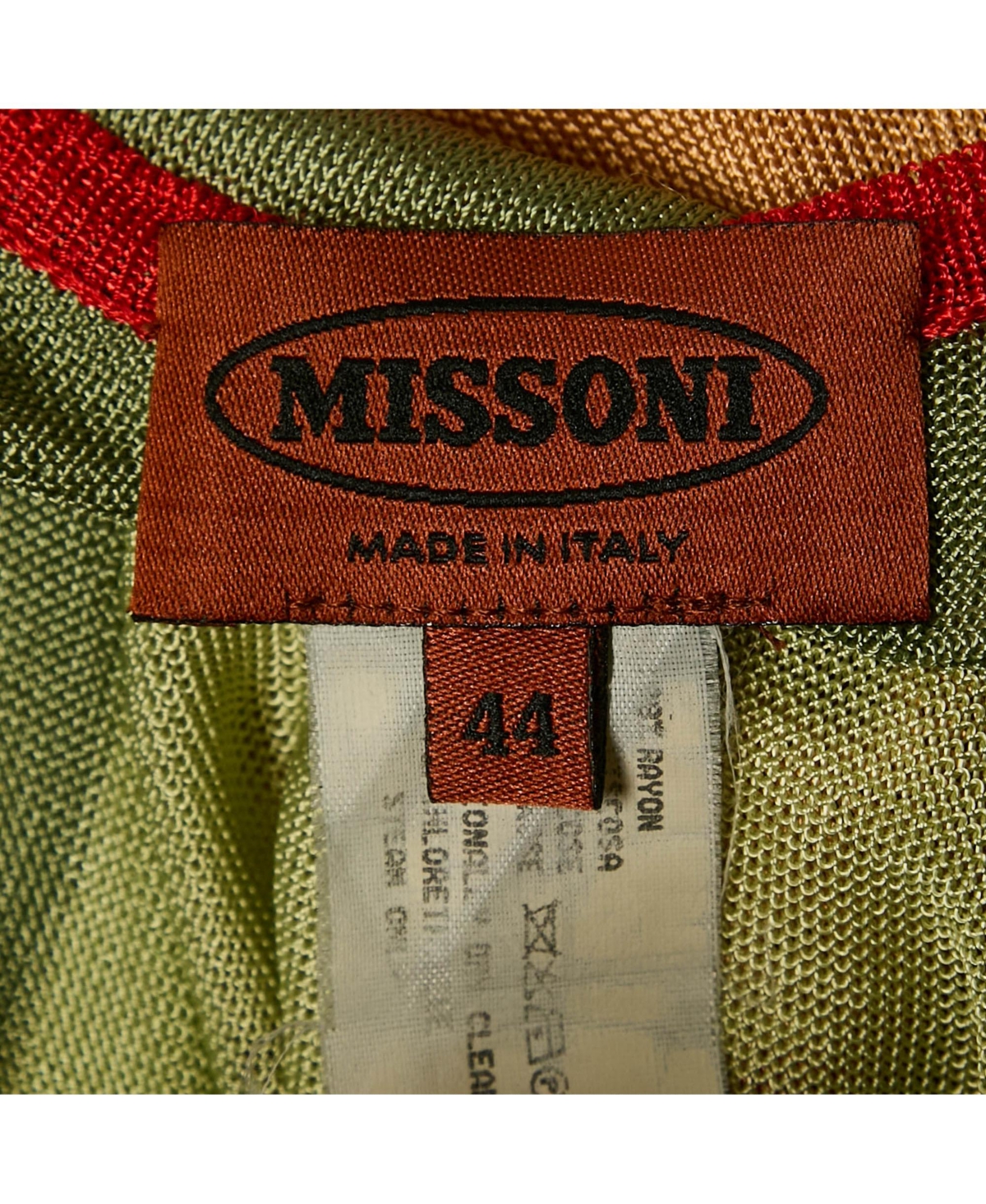 Pre-Owned Missoni Women's Multicolor Striped Knit Sheer Tank Top