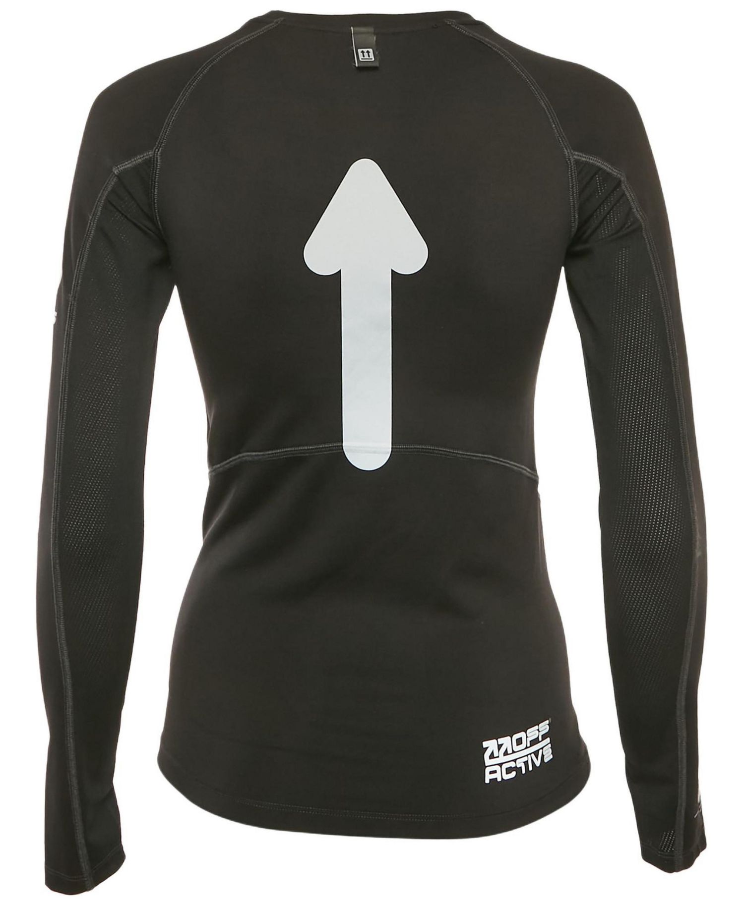 Women's Black Jersey Long Sleeve T-Shirt