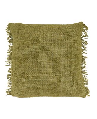 Fringe Down Filled Decorative Pillow, 20" x 20"