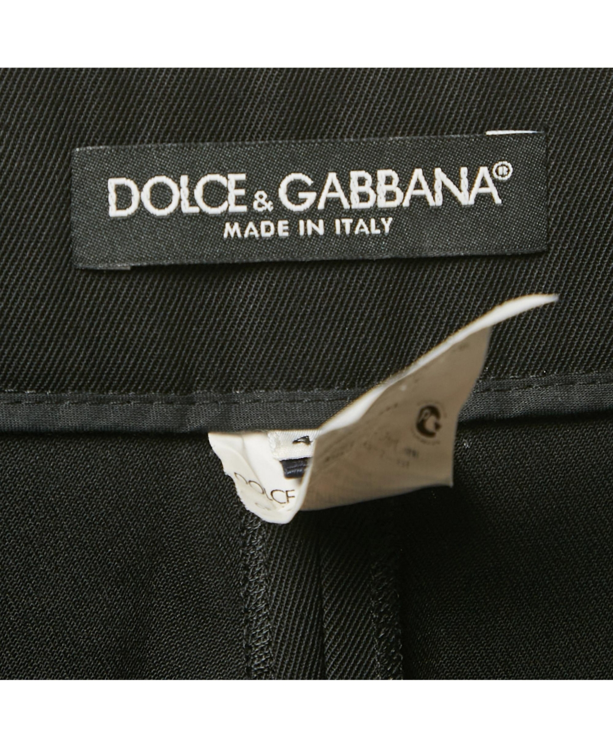 Pre-Owned Dolce & Gabbana Women's Gabardine Tapered Trousers