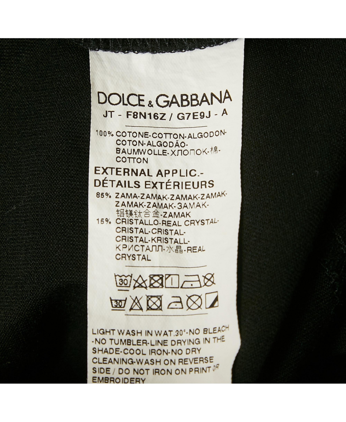 Pre-Owned Dolce & Gabbana Women's Black Graffiti Logo Oversized T-Shirt