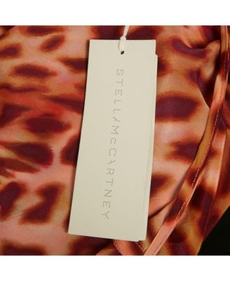 Women's Multicolor Animal Print Silk Front Knot Jumpsuit