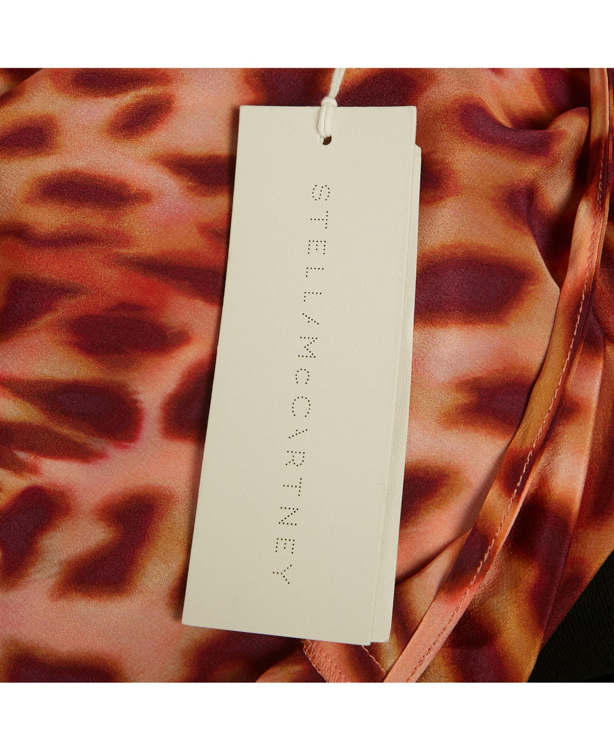 Pre-Owned Stella Mccartney Women's Multicolor Animal Print Silk Front Knot Jumpsuit