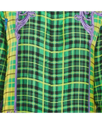 Women's Multicolor Tartan Check 'the Clans' Silk Shirt