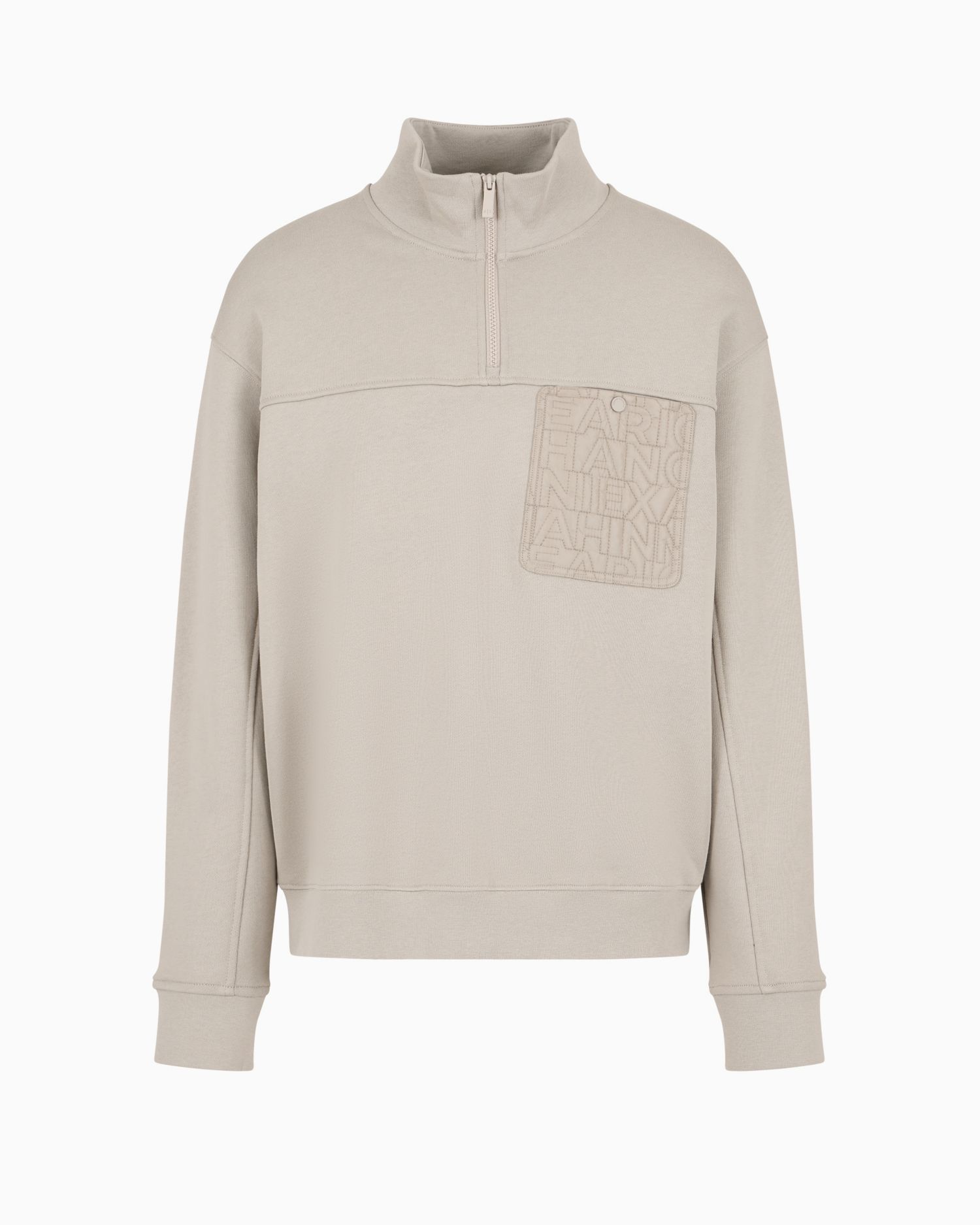 Men's Quarter-Zip Long-Sleeve Sweatshirt