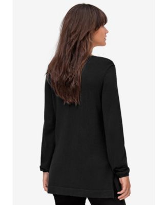 Women's V-Neck Sweater Tunic