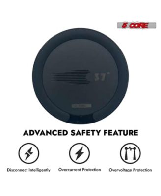 Wireless Charging Stand 2 Pieces 10W Fast Wireless Charger Station with Sleep-Friendly Light