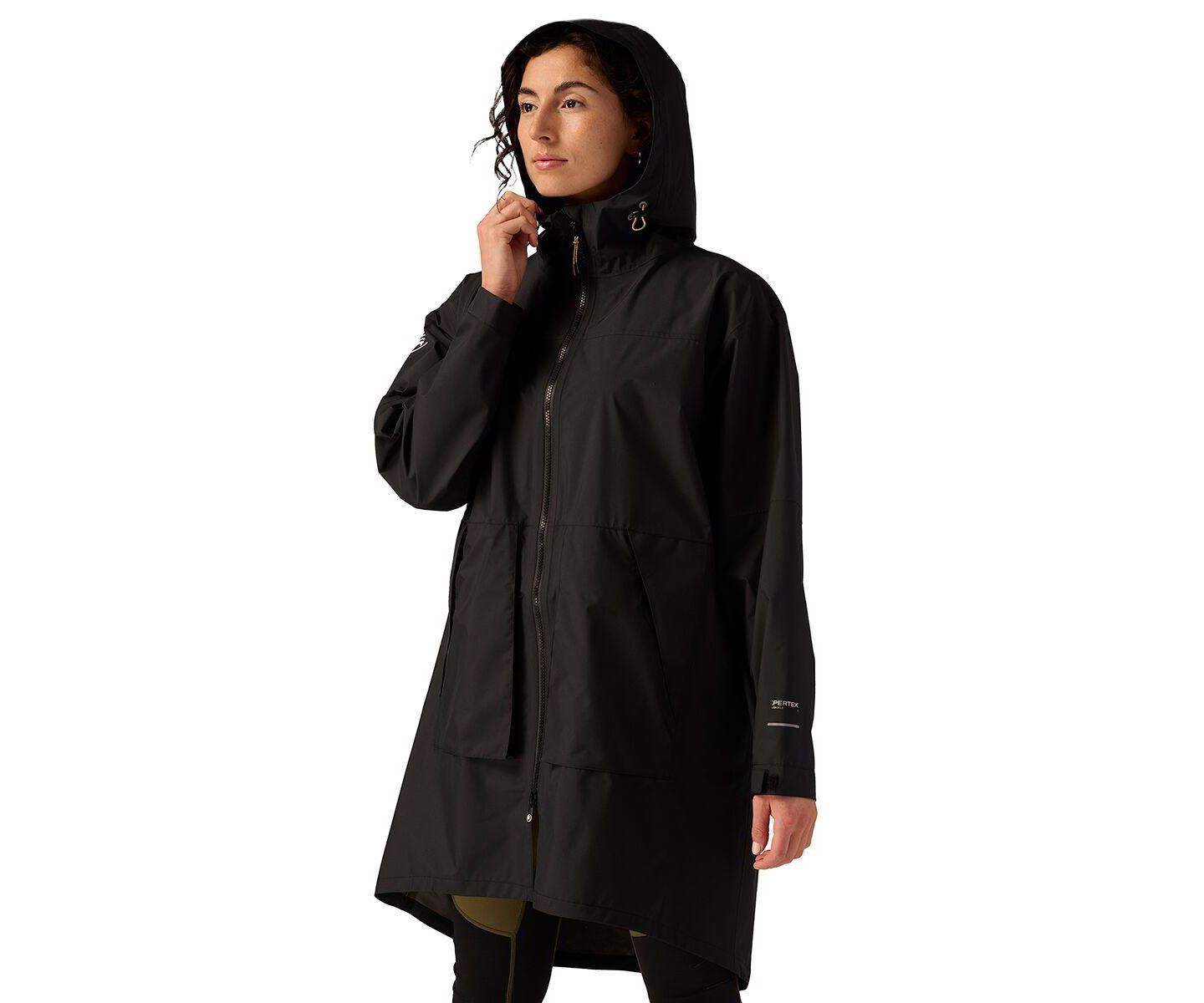 Женская куртка Backcountry Runoff 2.5L Rain Parka Rain, цвет: Чёрный — фото 1