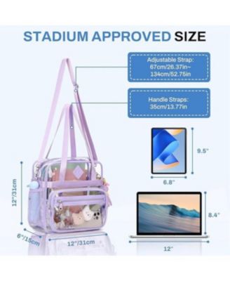 Clear See Through Tote Bag for Women