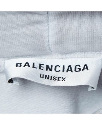 Women's Black Campaign Print Cotton Knit Hoodie